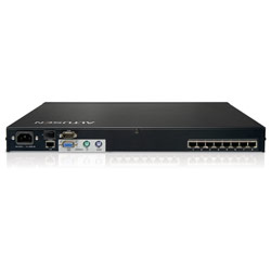 ATEN Aten KN2108 8-Port IP KVM Over the NET - 8 x 1, x 2 - 8 x RJ-45 Keyboard/Mouse/Video - 1U - Rack-mountable