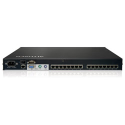 ATEN Aten KN2116 16-Port IP KVM Over the NET - 8 x 1, x 2 - 16 x RJ-45 Keyboard/Mouse/Video - 1U - Rack-mountable