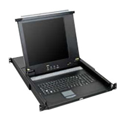 ATEN Aten MasterView CL1758L 8-port Rackmount LCD Console - 8 Computer(s) - 15 Active Matrix TFT Color LCD - 8 x SPDB-15 Keyboard/Mouse/Video - 1U Height