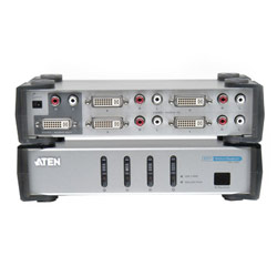 ATEN Aten VS461 4-Port DVI Video Switch - 5 x DVI-I Monitor - 1600 x 1200 @ 60 Hz