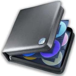 Atlantic Library Express 208CD Wallet - Titanium, Black - 208 CD/DVD