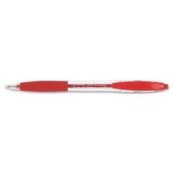 Bic Corporation Atlantis™ Retractable Ball Pen, Medium Point, Nonrefillable, Red Ink (BICVCG11RD)