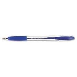 Bic Corporation Atlantis™ Stick Ball Pen, 1.2mm Tip, Clip, Rubber Grip & Easy Glide Blue Ink (BICVSG11BE)