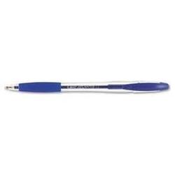 Bic Corporation Atlantis™ Stick Ball Pen, 1.2mm Tip, Clip, Rubber Grip & Easy Glide Blue Ink (BICVSG11BE)