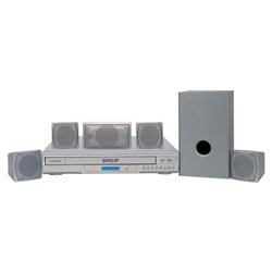 Audiovox DV5007 Home Theater System - DVD Player, 5.1 Speakers - 5 Disc(s) - Progressive Scan - 500W RMS