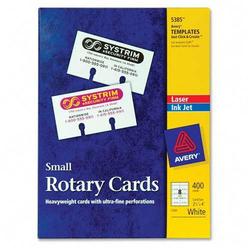 AVERY Avery Dennison Laser/Inkjet Rotary Cards - 2.16 x 4 - 400 x Card (5385)