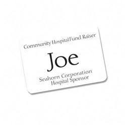 Avery-Dennison Avery Dennison Name Badge Label - 2.33 Width x 3.37 Length - Removable - 160 / Pack - White