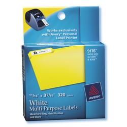 AVERY DENNISON Avery Dennison PLP Thermal Printer Labels - 0.68 x 3.43 - 320 x Label, 2 x Sheet - White