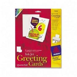 AVERY DENNISON Avery Dennison Quarter Fold Card - 4.25 x 5.5 - Matte - 20 x Sheet (3266)