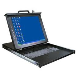 AVOCENT HUNTSVILLE CORP. Avocent 17 Single Rail LCD Console with Integrated 8-port KVM Switch - 8 Computer(s) - 17 Active Matrix TFT LCD - 8 x HD-15 Keyboard/Mouse/Video - 1U Height