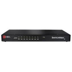 AVOCENT HUNTSVILLE CORP. Avocent SwitchView SC 1x8 KVM Switch - 8 x 1 - 8 x DB-25 - Desktop, Rack-mountable