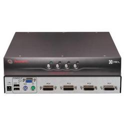 AVOCENT HUNTSVILLE CORP. Avocent SwitchView SC140 4-Port KVM Switch - 4 x 1 - - Desktop