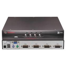 AVOCENT HUNTSVILLE CORP. Avocent SwitchView SC240 4-Port KVM Switch - 4 x 1 - - Desktop