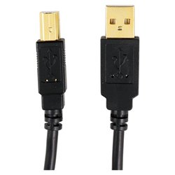 Axis USB 2.0 Cable - 1 x Type A USB - 1 x Type B USB - 10ft