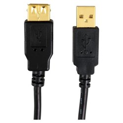 Axis USB 2.0 Extension Cable - 1 x Type A USB - 1 x Type B USB - 6ft