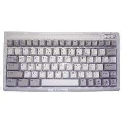 BTC 5100C Mini Compact Space Saving Keyboard - Beige Color PS/2