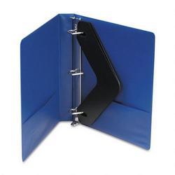 Wilson Jones/Acco Brands Inc. Basic Vinyl D-Ring Binder, 1 Capacity, Dark Blue (WLJ38314BL)