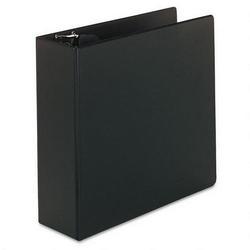 Wilson Jones/Acco Brands Inc. Basic Vinyl D-Ring Binder, 4 Capacity, Black (WLJ38354B)