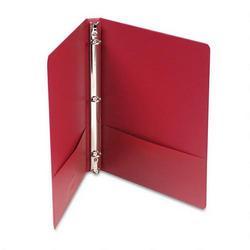 Wilson Jones/Acco Brands Inc. Basic Vinyl Round Ring Binder, 1/2 Capacity, Burgundy (WLJ36813NC)