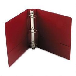 Wilson Jones/Acco Brands Inc. Basic Vinyl Round Ring Binder, 2 Capacity, Burgundy (WLJ36844NC)