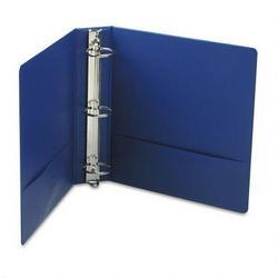 Wilson Jones/Acco Brands Inc. Basic Vinyl Round Ring Binder, 2 Capacity, Dark Blue (WLJ36844NBL)