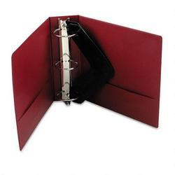 Wilson Jones/Acco Brands Inc. Basic Vinyl Round Ring Binder, 3 Capacity, Burgundy (WLJ36849NHC)