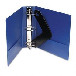 Wilson Jones/Acco Brands Inc. Basic Vinyl Round Ring Binder with Label Holder, 3 Capacity, Dark Blue (WLJ36849NHBL)