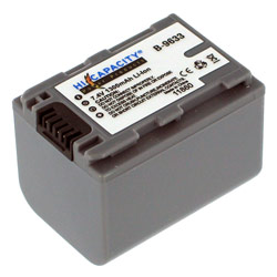 BATTERY BIZ Battery Biz Hi-Capacity Camcorder battery for Sony DCR-DVD DCR-HC Series Duracell DRSP70 NP-FP70