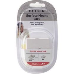 BELKIN COMPONENTS Belkin 1 Socket Phone Surface Mounting Box - White