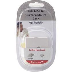 BELKIN COMPONENTS Belkin 1 Socket Phone Surface Mounting Box - White