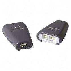 BELKIN COMPONENTS Belkin 2 Port USB Peripheral Switch - 1 x 4-pin Type A - USB, 2 x 4-pin Type B - USB - External