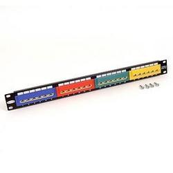 BELKIN COMPONENTS Belkin 24-Port CAT5e Angled Patch Panel - 24 x RJ-45