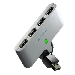 BELKIN COMPONENTS Belkin 4 Port USB 2.0 Swivel Hub