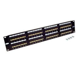 BELKIN COMPONENTS Belkin 48-Port Angled CAT 5e Patch Panel - F4P338-48AB5-AN