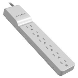 BELKIN COMPONENTS Belkin 6-Outlets Home/Office Surge Protector