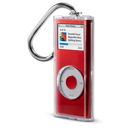 Belkin Acrylic Case for iPod nano with Carabiner Clip - Top Loading - Acrylic - Clear