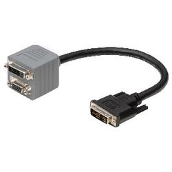 BELKIN COMPONENTS Belkin Analog/Digital Splitter - DVI-I Male to 15-Pin D-Sub (HD-15) Female / DVI-D Female