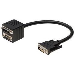 BELKIN COMPONENTS Belkin Analog/Digital Splitter - DVI-I Male to 15-Pin D-Sub (HD-15) Female / DVI-I Female