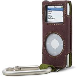 BELKIN COMPONENTS Belkin Carabiner Case For Ipod - Suede - Brown, Green