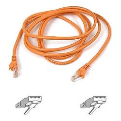 BELKIN COMPONENTS Belkin Cat. 5E Patch Cable - 1 x RJ-45 - 1 x RJ-45 - 50ft - Orange