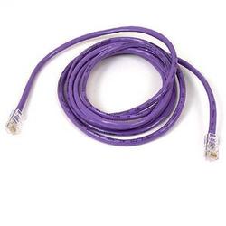 Belkin Cat. 5E Patch Cable - 1 x RJ-45 - 1 x RJ-45 - 6 - Purple