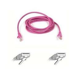 BELKIN COMPONENTS Belkin Cat. 5E UTP Patch Cable - 1 x RJ-45 - 1 x RJ-45 - 10ft - Pink