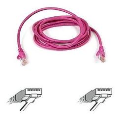 BELKIN COMPONENTS Belkin Cat. 5E UTP Patch Cable - 1 x RJ-45 - 1 x RJ-45 - 5ft - Pink