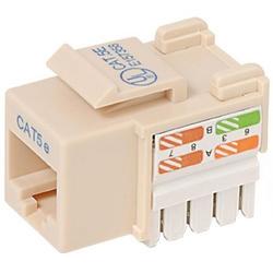 BELKIN COMPONENTS Belkin Cat.5e Keystone Jack - Network Connector - RJ-45, 110-punchdown (R6D024-AB5E-IVO)