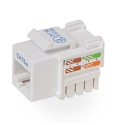 BELKIN COMPONENTS Belkin Cat.5e Keystone Jack - Network Connector - RJ-45, 110-punchdown (R6D024-AB5E-WHT)