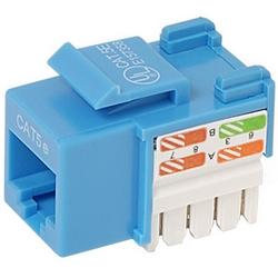 BELKIN COMPONENTS Belkin Cat.5e Keystone Jack - Network Connector - RJ-45, 110-punchdown (R6D024-AB5EBL10)