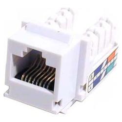 BELKIN COMPONENTS Belkin Cat.5e Keystone Jack - Network Connector - RJ-45, 110-punchdown (R6D024-AB5EIV10)