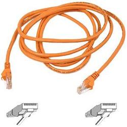 BELKIN COMPONENTS Belkin Cat.5e Patch Cable - 1 x RJ-45 - 1 x RJ-45 - 100ft - Orange