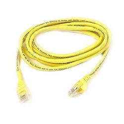 BELKIN COMPONENTS Belkin Cat. 5e Patch Cable - 1 x RJ-45 - 1 x RJ-45 - 50ft (A3L791B50-YLW-S)