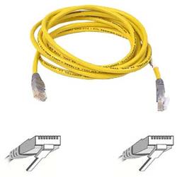 BELKIN COMPONENTS Belkin Cat.6 Cable - 1 x RJ-45 - 1 x RJ-45 - 50ft - Yellow